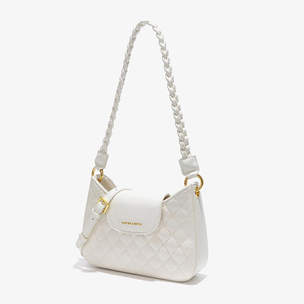 Geanta de dama noua geanta crossbody pentru femeie geanta de umar cu zabrele cu diamante cadou de ziua iubitei orez alb lung 24 cm inaltime 18 cm latime 6 cm