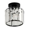 Lustre Moderne en Cristal à 3 Ampoules Douille E27 Lampe de Plafond pour Chambre à Coucher Lampe Suspendue pour Salon Chambre à Coucher Cuisine Couloir