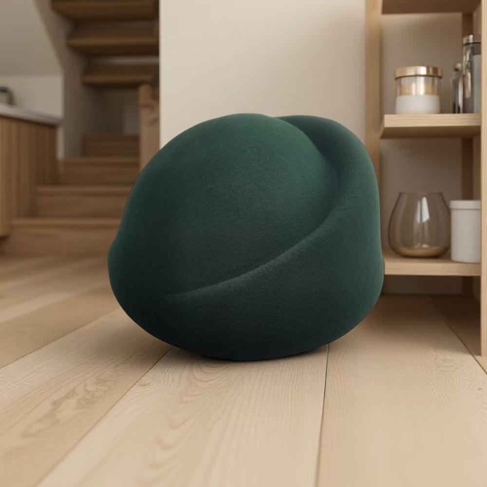 Elegant Style Pillbox Hat Versatile Design Airline Stewardess Caps Felt Fabric Beret Live Show
