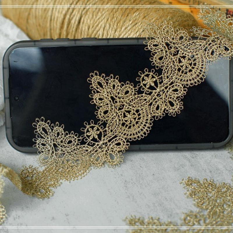 1PC DIY Curtains Flexible Skirts Soft Hair Accessories Trim Material Gift Packaging Delicate Tablecloths Lace Decorative 5.5CMx1M