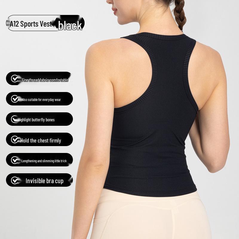 

Женский ударопрочный спортивный топ-бра с нагрудной подушечкой для бега, пилатеса и йоги 4XL