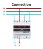 Three-Phase Over/Under Voltage Protector with 63A/80A/100A ATS and Triple Display