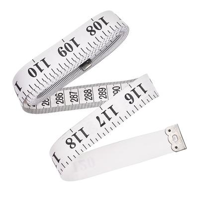 Cloth Tape Measure for Body 120 Inch Metric Inch Measuring Tape Soft Dual Sided for Tailor Sewing White