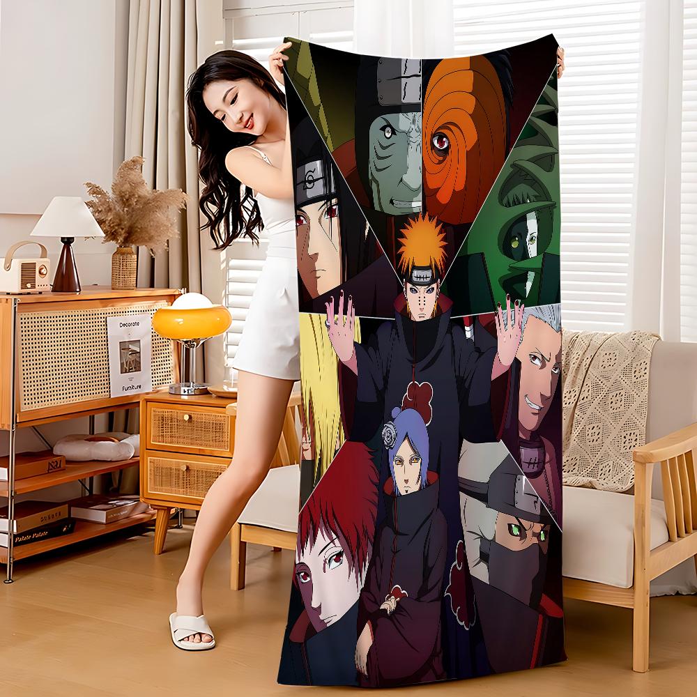 Anime N-Narutos Microfiber Printed Beach Towel Mountain Climbing Yoga Beach Swimming Running Absorbent Soft Towel