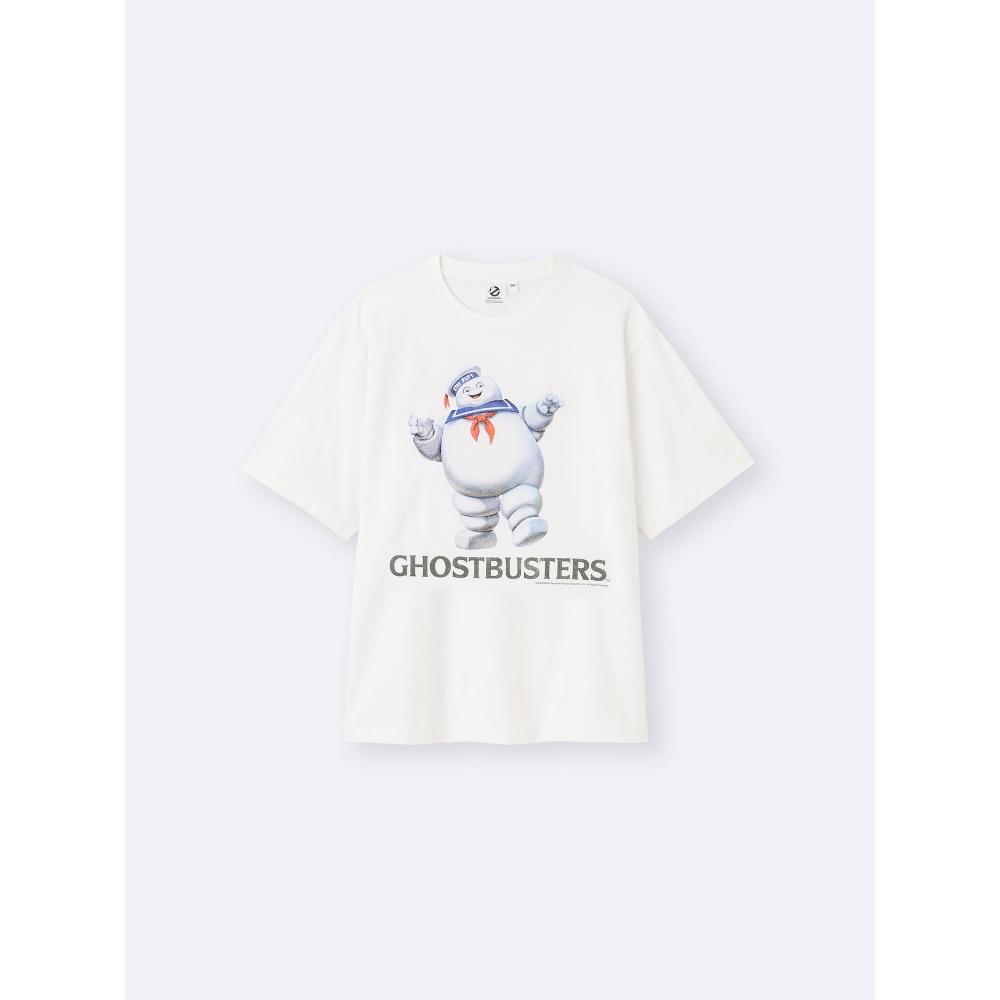Gu By Uniqlo Washed Graphic T ghosTbusTers