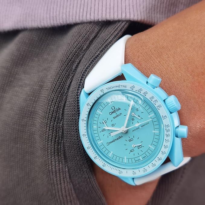 20mm Watch Band for and Easy Interchangeable Strap for and Unisex Watch Strap [Ylfcly] Omega, Swatch, Moonswatch, Speedmaster, Nato®/Silicone Omega,