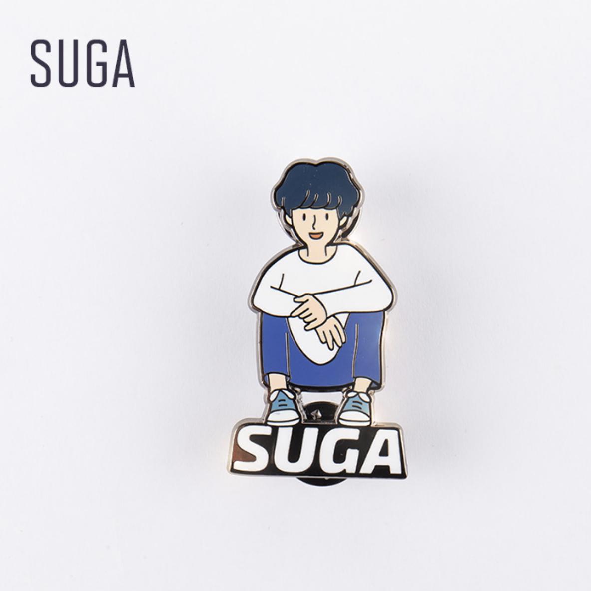 

Официальный подростковый значок BTS WORLD SUGA