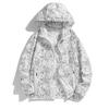 Abbigliamento da pesca a maniche lunghe da uomo, esterno, con cappuccio, in maglia UV, con protezione solare, traspirante, anti-zanzare, asciutto, sottile, da pesca, con cerniera