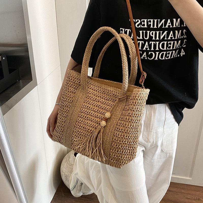 

Сумка женская большой вместимости, новая пляжная сумка-тоут через плечо для отпуска