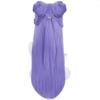 Anime LOL KDA The Baddest Evelynn Light Purple with Bun Long Synthetic Hair Carnival Halloween Party Role Play Cosplay