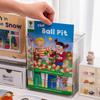 Transparent Children's Bookshelf, Picture Book Storage Box, Desktop Book, Desk Organizing Tool, Vertical Storage Rack