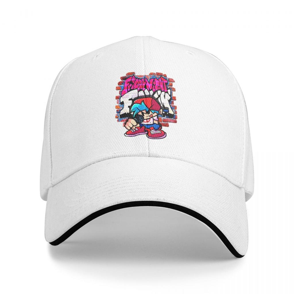 Unisex Baseball Hats BoyFriend FNF Brick Wall Outdoor Streetwear Summer Sports Baseball Caps Cap Casquette Polychromatic Hats