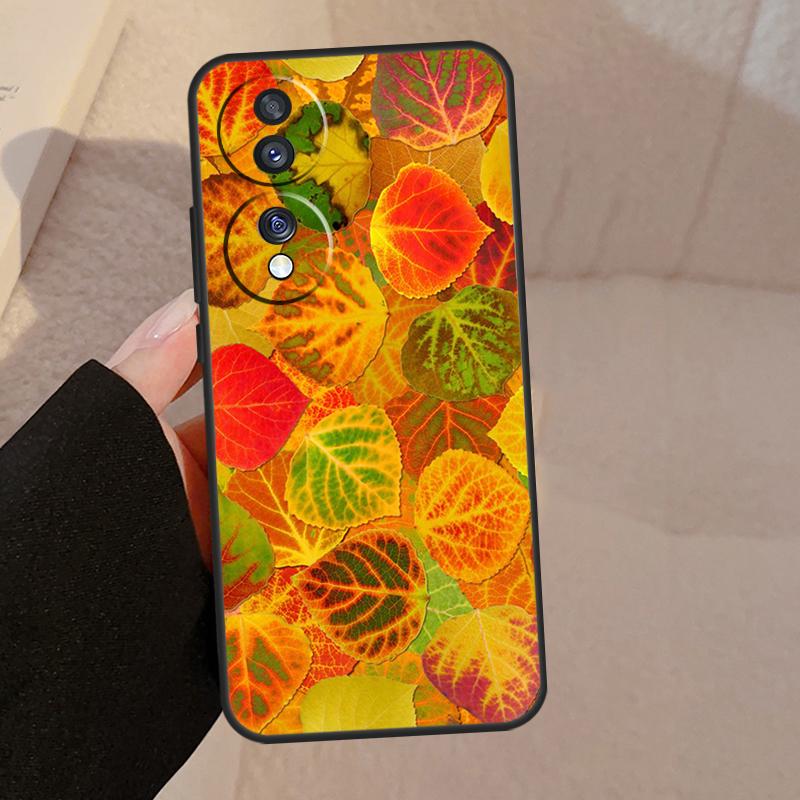 

Осенние листья для Honor 90 70 50 Lite Magic 5 Pro 8X 9X Чехол для телефона Honor X8a X9a X7a X6a X9 X7 X8 X9b Honor X9 4G