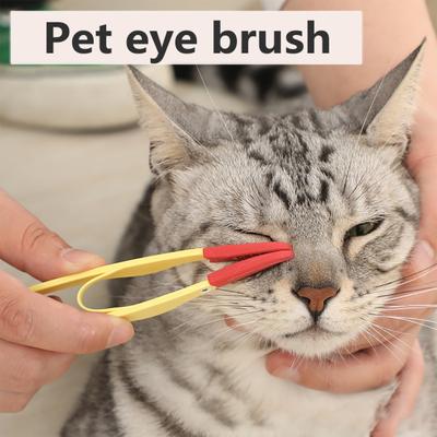 Pettini per la pulizia degli occhi dei cani, smacchiatori di lacrime, morbidi, flessibili, riutilizzabili, per gli occhi dei gatti e dei cani