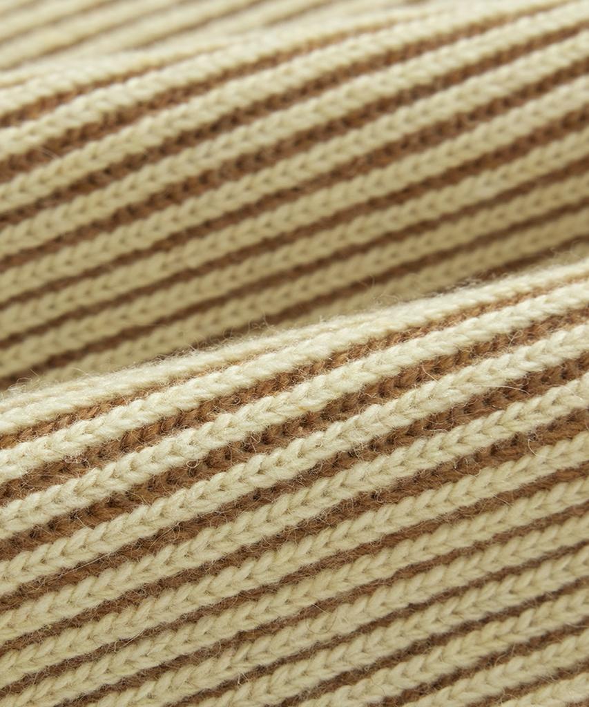 COVERNAT Half-Zip Knit Ivory