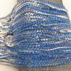 1-Row 1 yard SS6(2mm) Cystal Rhinestone Trim Close Cup Chain Claw DIY Jewelry Making