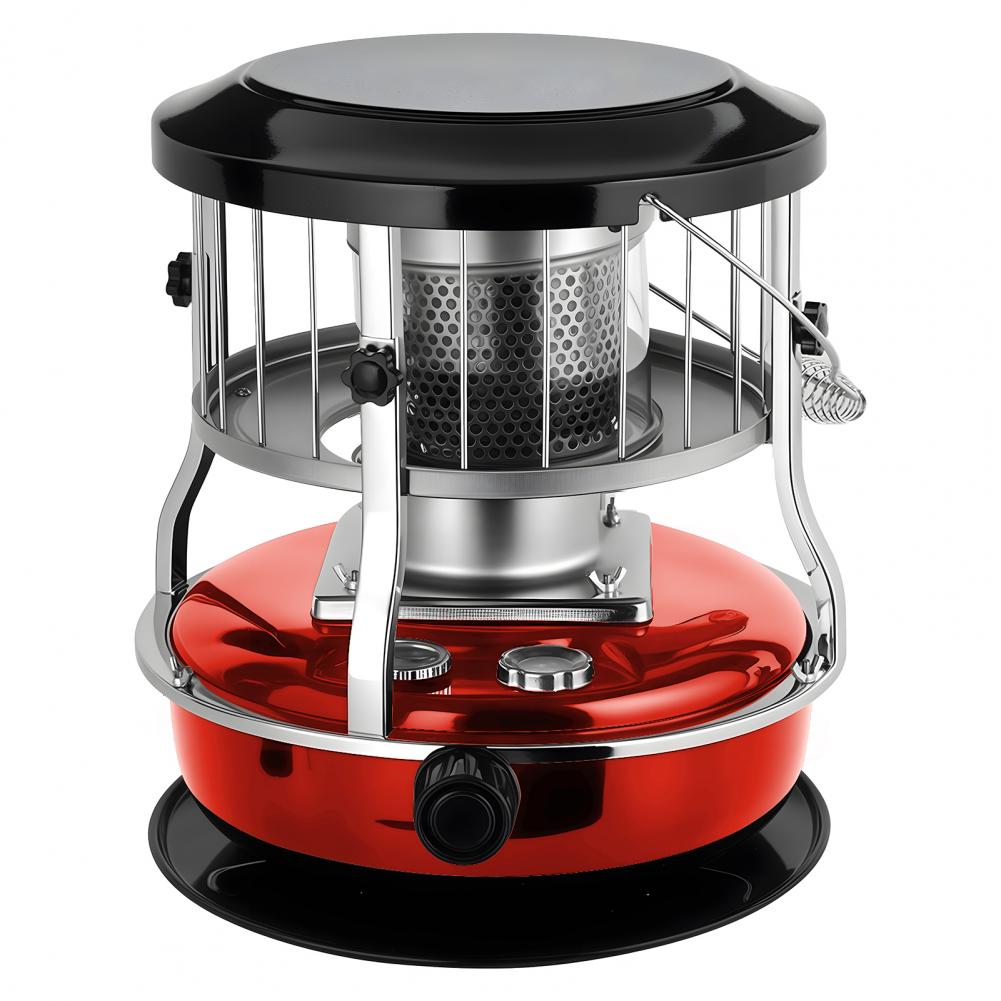 

Kerosenes Heater, Non-Electric 9000 BTU Stove, Portable Indoor Radiant Heater for Camping, Hunting, Cooking червоний