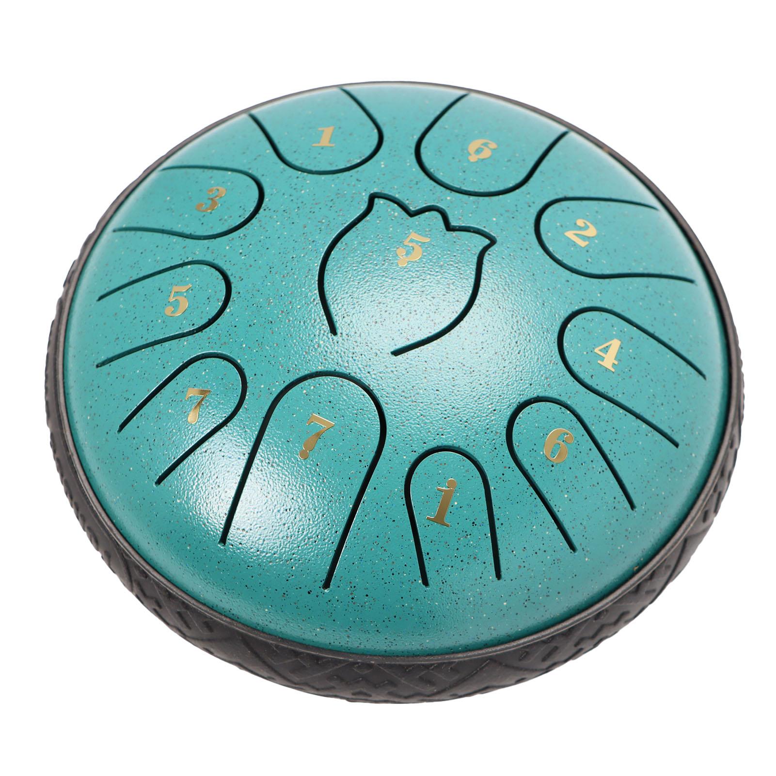 

Tongue 6 Inch 11 Tones Steel Portable Chakra for Education Meditation
