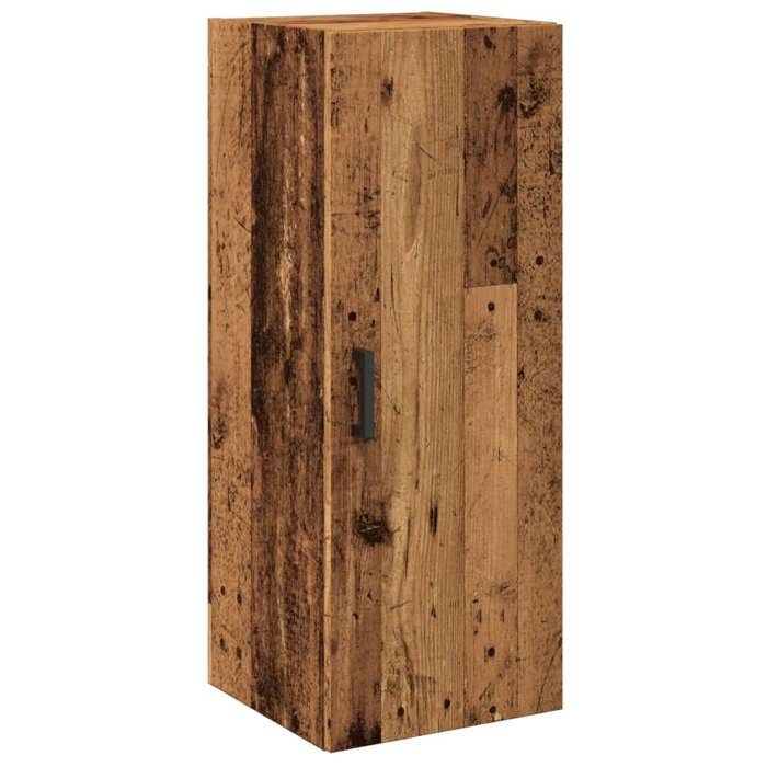VidaXL Armoire murale vieux bois 34,5x34x90 cm bois d'ingénierie, armoire, armoire suspendue, armoire latérale, armoire de 857334