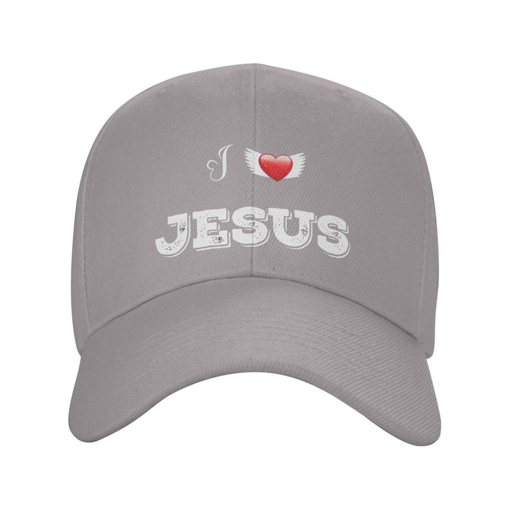 I Love Jesus God Cross Print Baseball Caps Fashion Men Women Hats Casual Cap Sports Baseball Hat Casquette