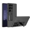 Samsung S25+ Ultra-thin Plain Leather Phone Case: Creative Hard Shell, Stand Function, Protective Cover for S25 Ultra