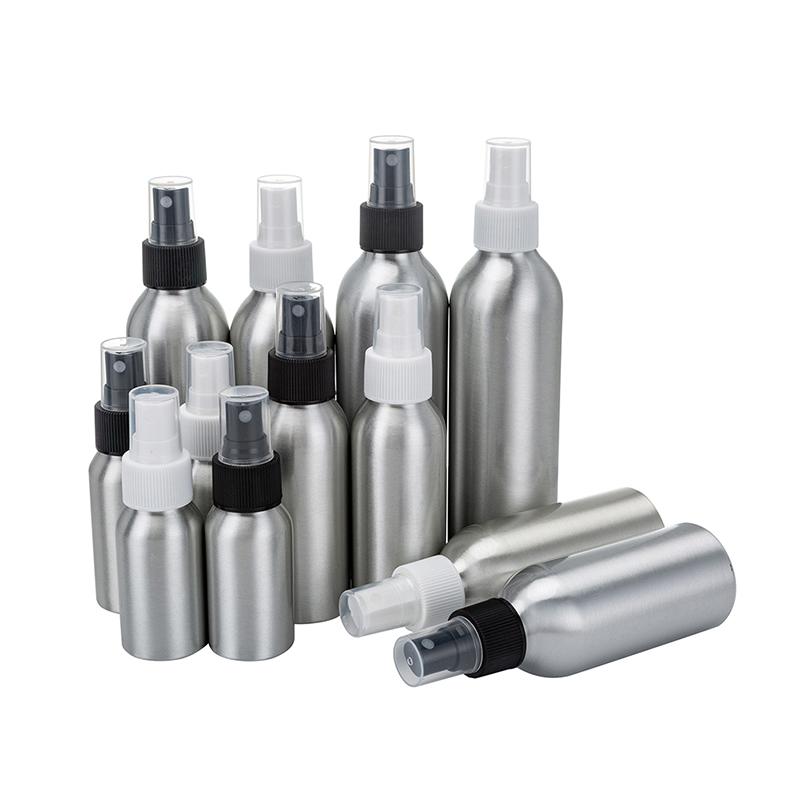 Aluminum Spray Bottle Refillable Perfume Sprayer 40/50/100/120/150/250ml Portable Container Cosmetic Atomizer Bottles