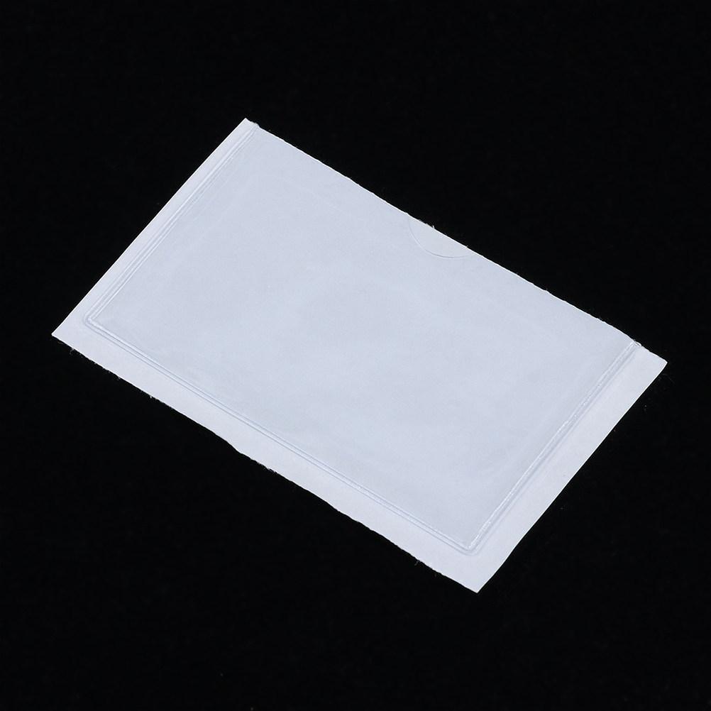 24Pcs Card Holders Transparent PVC Eva Multi-Functional Badge Protector Organize Turnover Boxes Glass Machinery Plastic Pocket