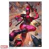 1000-Piece Jigsaw Puzzle Marvel Lady Deadpool Gyutto Series [Pure White] (38.2x53.2cm)
