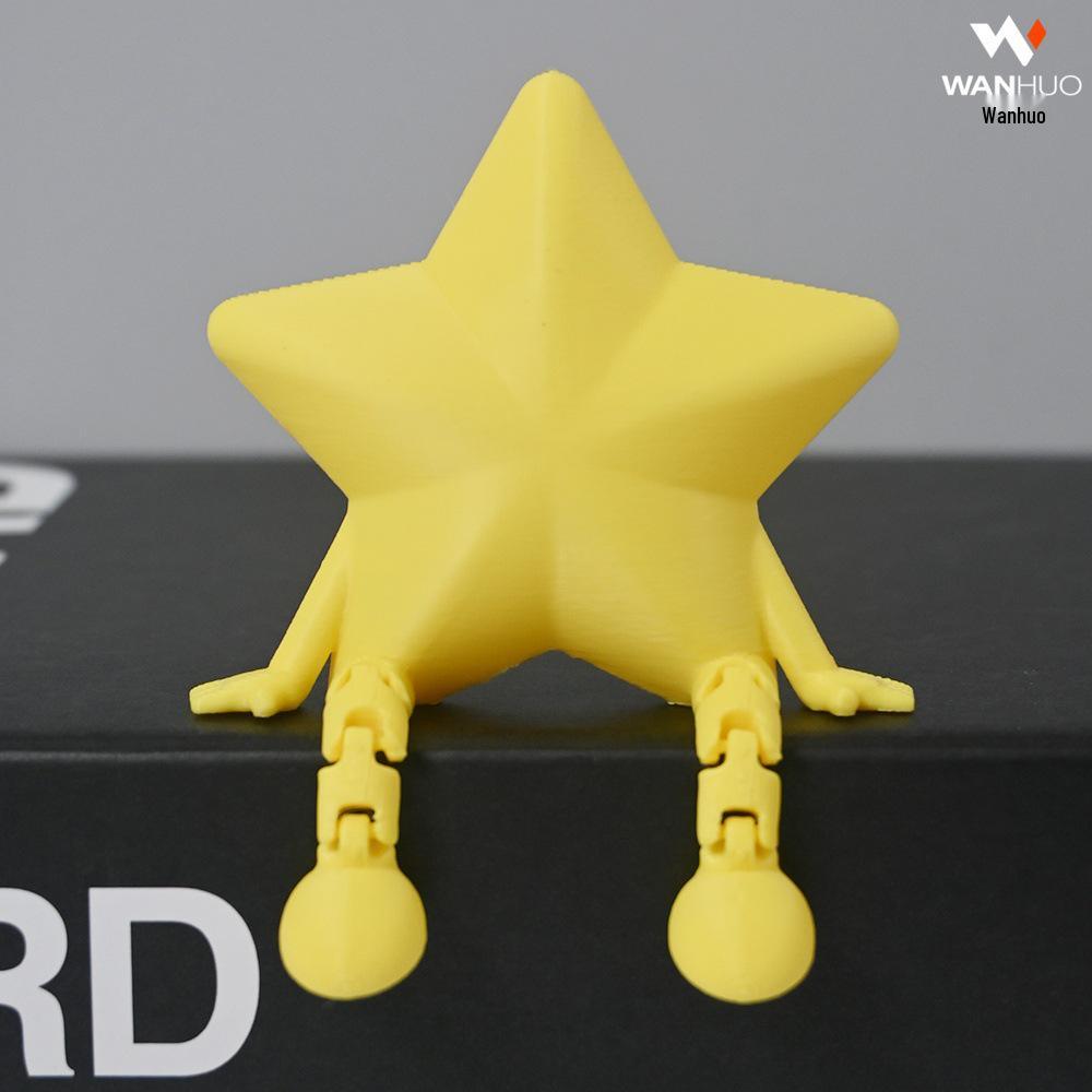 Cute Star Movable Joint Toy Doll - 3D Printed Handcrafted Gift Ornament