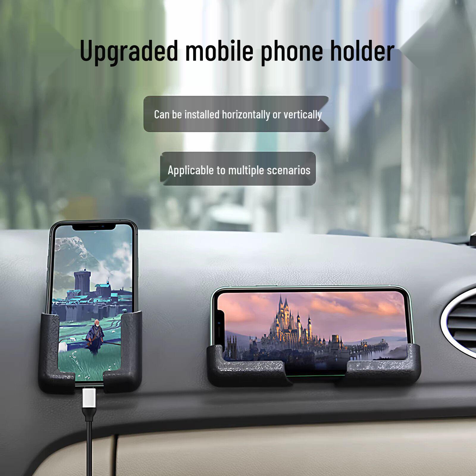 Universal Car Phone Holder with Paste-Type Mount for Dashboard and Navigation (2026 Model)
