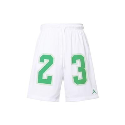Essentials Printed Shorts mit Kordelzug Herren Shorts Weiß DX9672-100