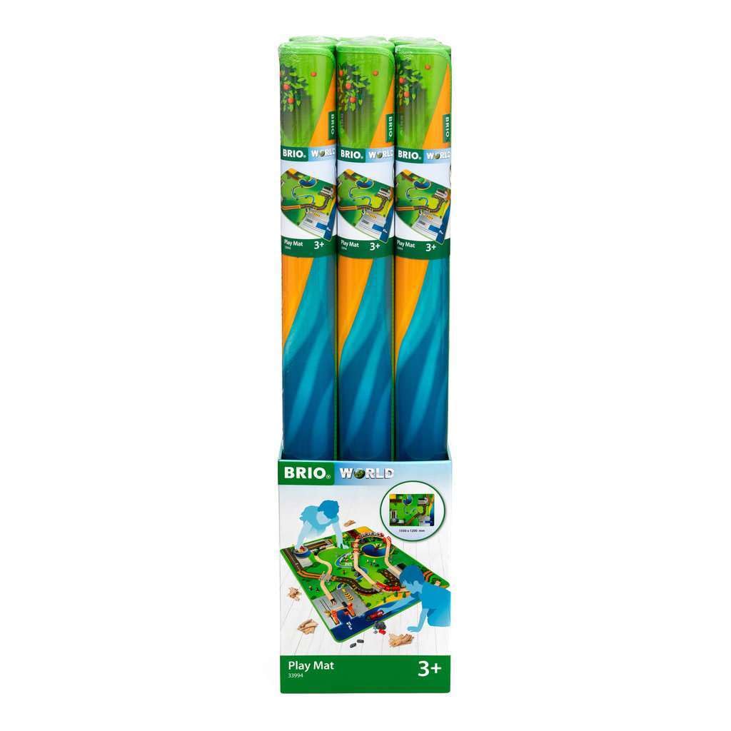 BRIO Play Mat with Wooden Rails 33994