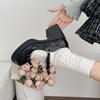 Mode Eleganta Mary Jane-skor med hög klack och rosett Kvinnor Ankelspänne Plattforms-pumps Dam Japanska Lackläder Lolita-skor Kvinna