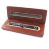 Excellent PARKER Fountain Pen Duofold Centennial Rare Marble Blue 18K Mens Used