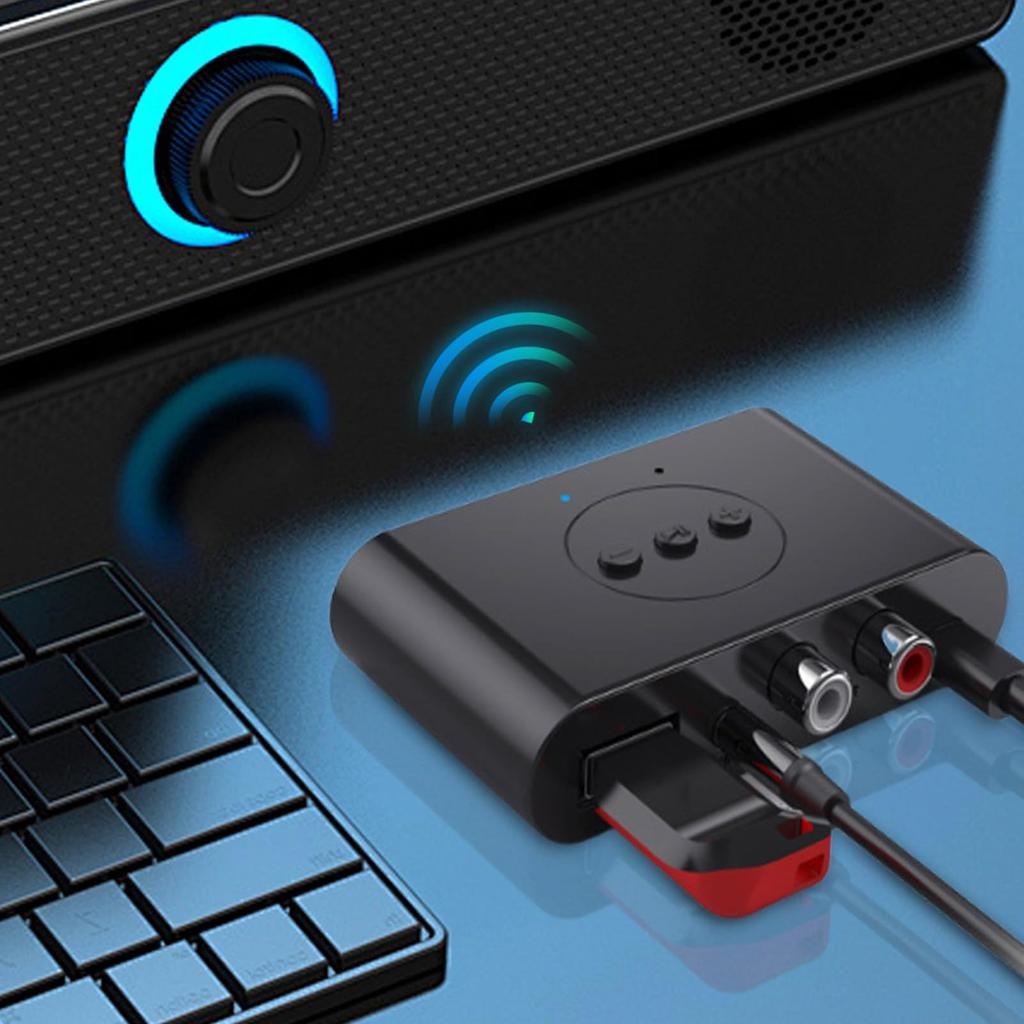 Sistem Audio Streaming Muzică - Adaptor Receptor Auto, Difuzor Sunet Clar | Călătorie Rutieră