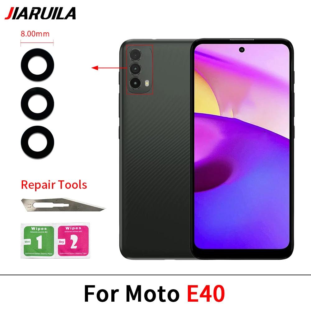 Camera Lens For Moto G85 G100 G200 G62 G60S G54 5G G52 G51 5G G41 G24 Power G14 Rear Back Camera Glass Lens With Glue Adhesive