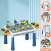 6688-Z Children'S Multi-Functional Particle Building Block Game Table Assembly Puzzle Learning Storage Toy