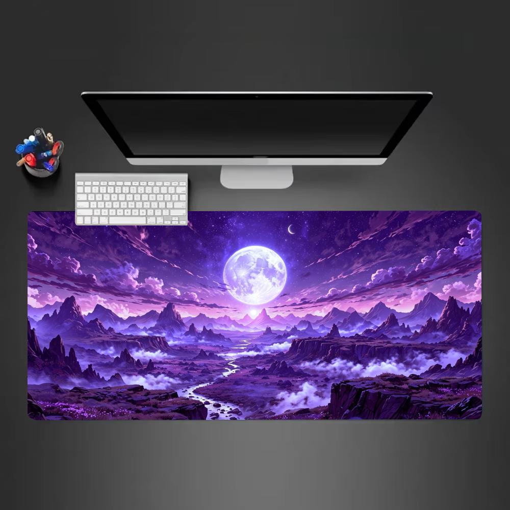 Sakura Scenery Mouse Pad Large Antislip Rubber Gaming Mousepad Durable Thick Seam Edge Suitable For Office And Gaming Desk Mats