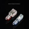 10Pcs T Type Electrical Cable Lever Connector Fast Stripping Free Crimp Terminal With Fixing Hole Awg 18-12