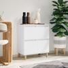 Vidaxl Chest of Drawers, White, 60X35X70 Cm, Wood-based Material