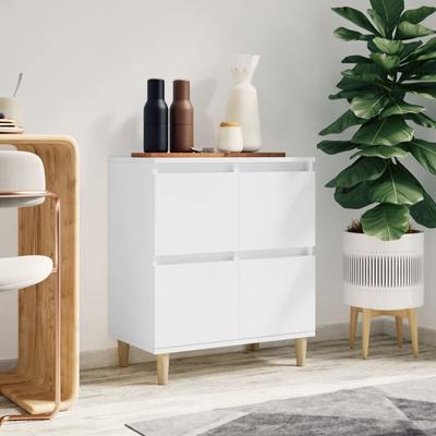 Vidaxl Chest of Drawers, White, 60X35X70 Cm, Wood-based Material