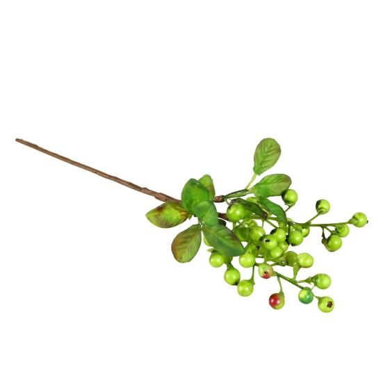 Lifelike Artificial Plant Faux Berry Fake Branch Simulation Blueberry Home Hotel Cafe Decor Prop