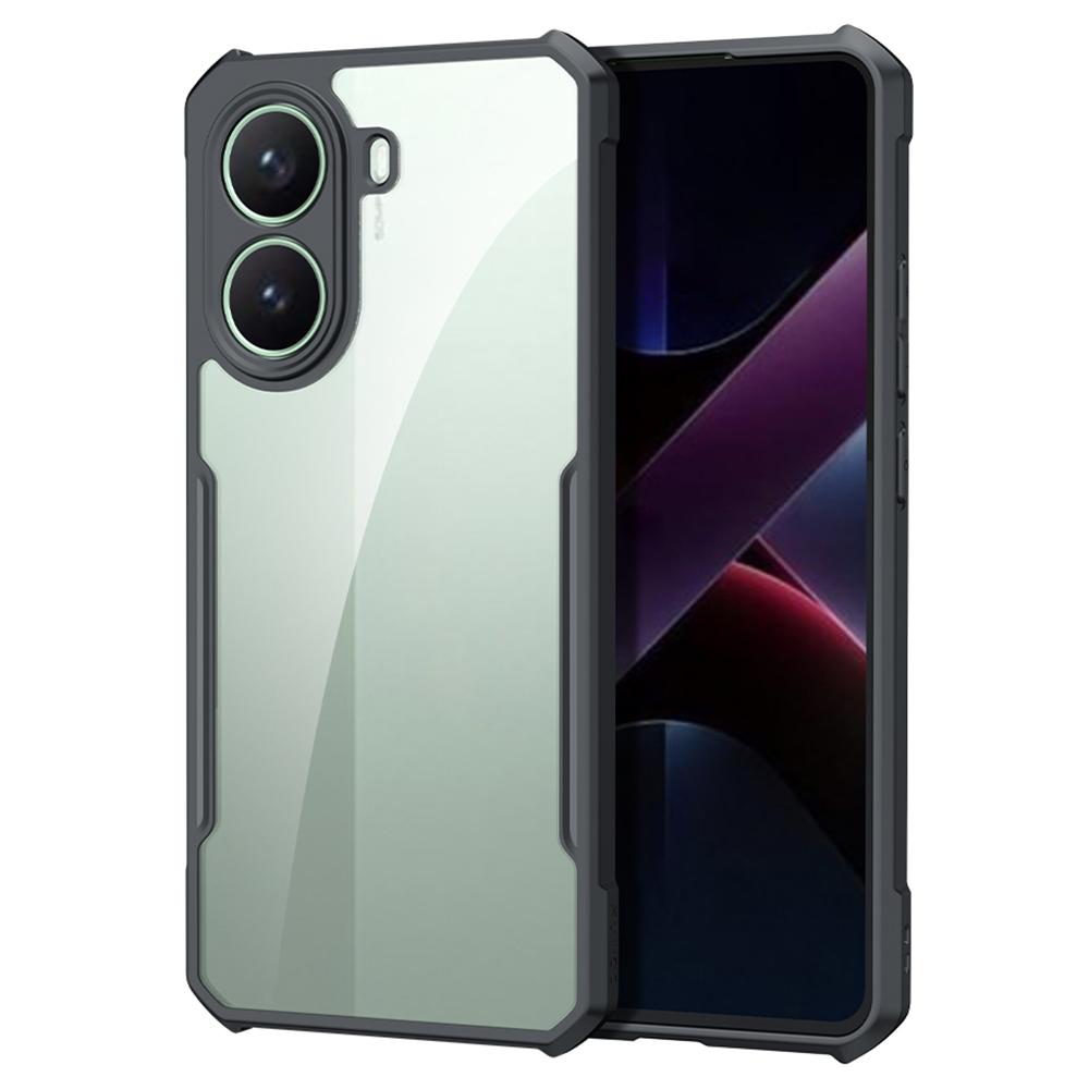 

XUNDD для Xiaomi Poco X7 Pro 5G чехол с защитой от падений TPU + акриловая прозрачная задняя крышка телефона A