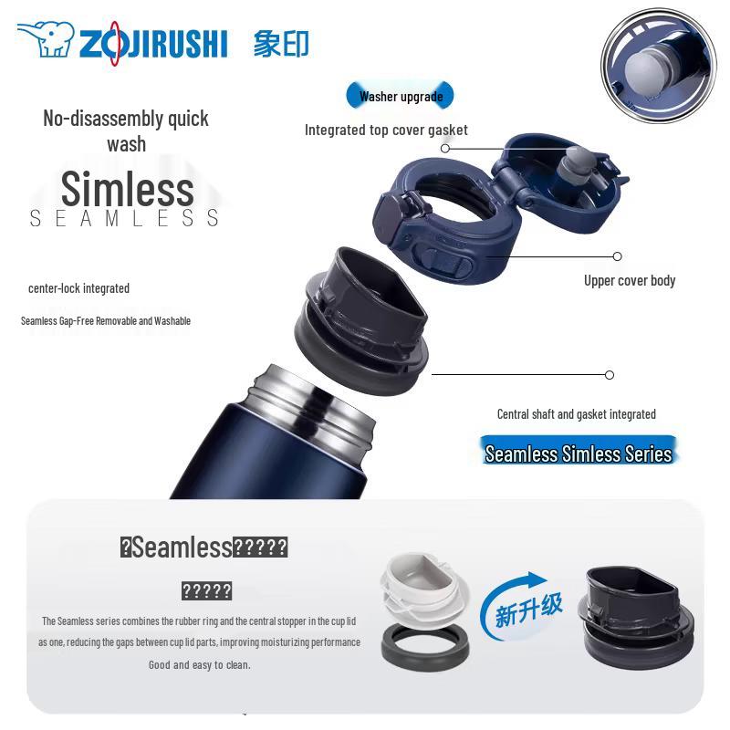 Zojirushi SMVA60 600ml Stainless Steel Insulated Mug