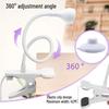 Foot-Controlled LED Gooseneck UV Nail & Phone Repair Lamp
