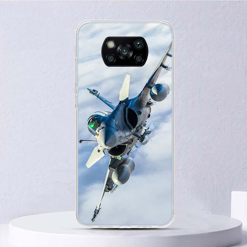 Aircraft Airplane Cool Soft Case For Xiaomi Poco X7 X6 X5 X4 X3 Nfc F7 Ultra F6 F5 Pro Phone Cover F4 Gt F3 M5S M4 M3 M5 M6 Coqu