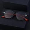 Men Fashion Sunglasses Vintage Polygon Driving Classic Metal Frame Sun Glasses UV400 Gradient Mirror Shades Eyewear
