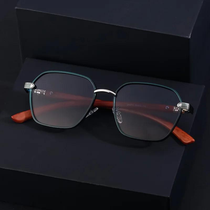 Men Fashion Sunglasses Vintage Polygon Driving Classic Metal Frame Sun Glasses UV400 Gradient Mirror Shades Eyewear