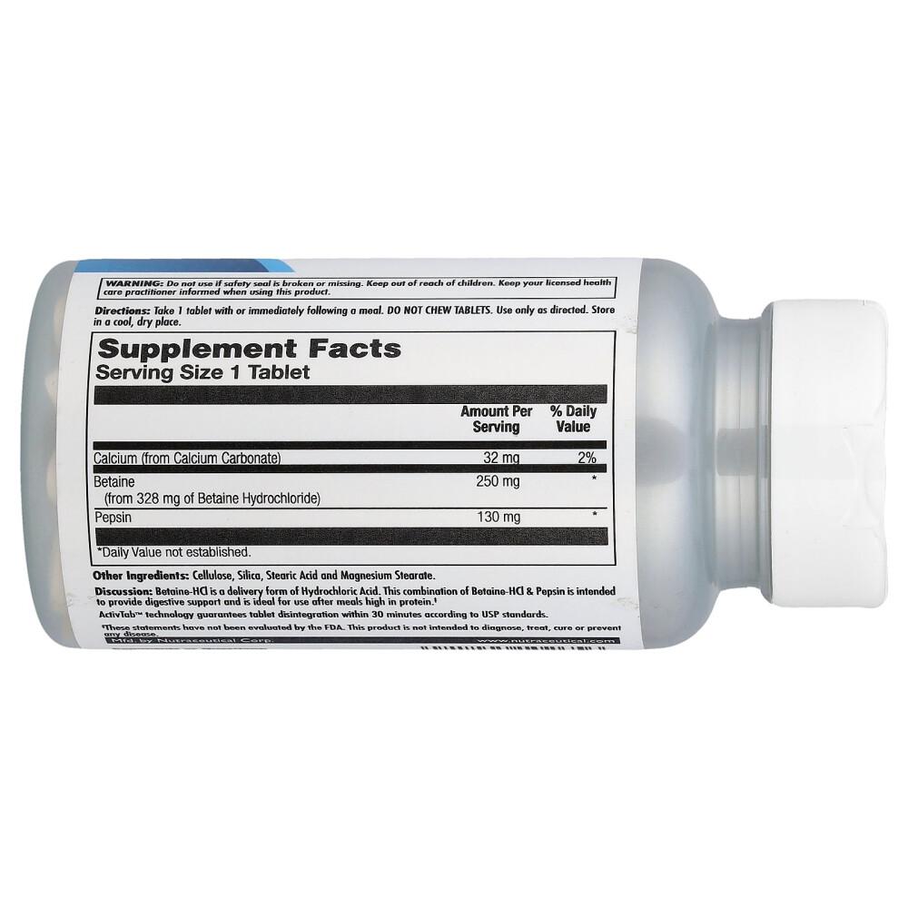 KAL Betaine HCl+ 100 Tablets