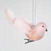 1PC Simulated Foam Feather Bird Christmas Decoration Pink Christmas Tree Pendant 3D Fake Craft Birds Christmas Decoration